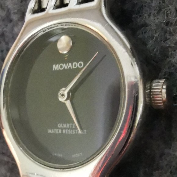 Ladies Movado Watch, stainless steel watch and strap, adjustable, size 7.5 now. - Picture 3 of 10